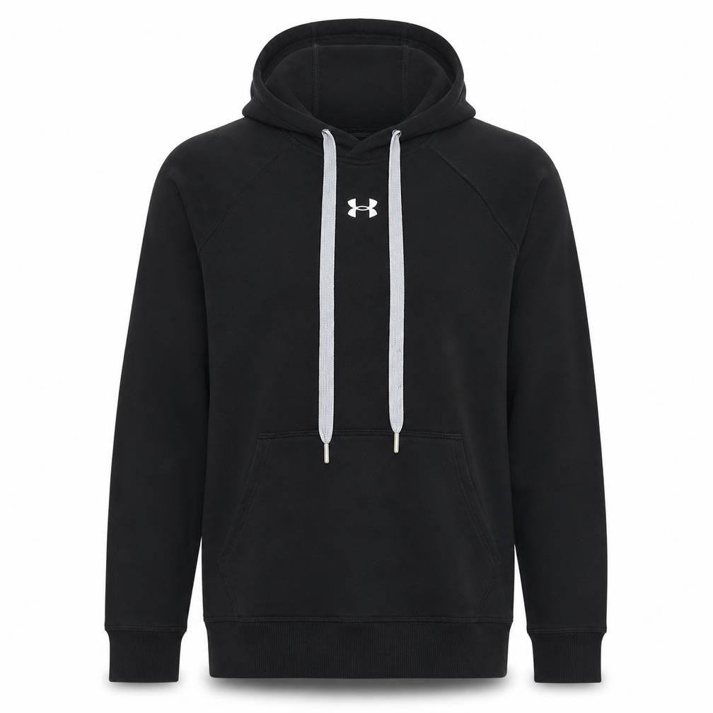 Under Armour Men’s Black Pullover Hoodie Small Logo Sportswear
