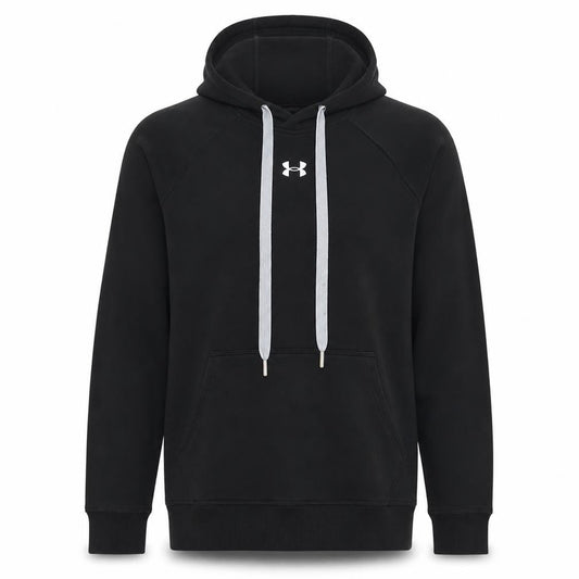 Under Armour Men’s Black Pullover Hoodie Small Logo Sportswear