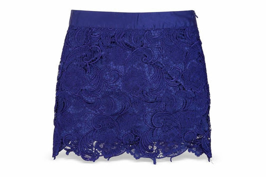 Alwear Women Blue Lace Pencil Skirt Size 10 Party Cocktail