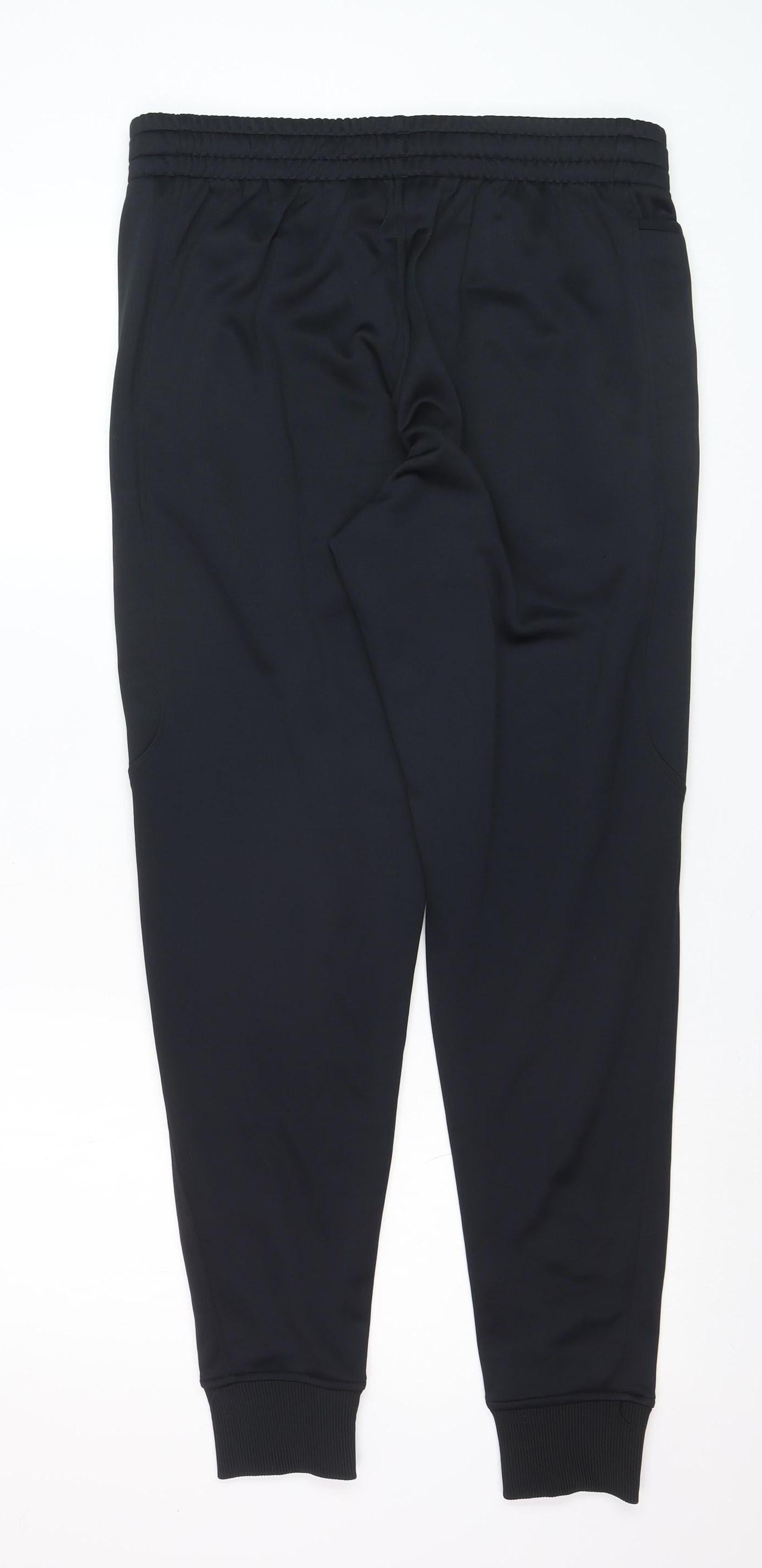 Under Armour Men's Black Large ColdGear Jogger Sweatpants 97% Polyester 3% Elastane