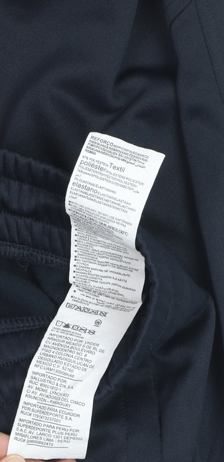 Under Armour Men's Black Large ColdGear Jogger Sweatpants 97% Polyester 3% Elastane