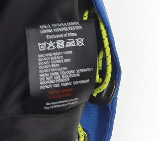 TOG24 Men's Blue 2XL Waterproof Hooded Parka Jacket