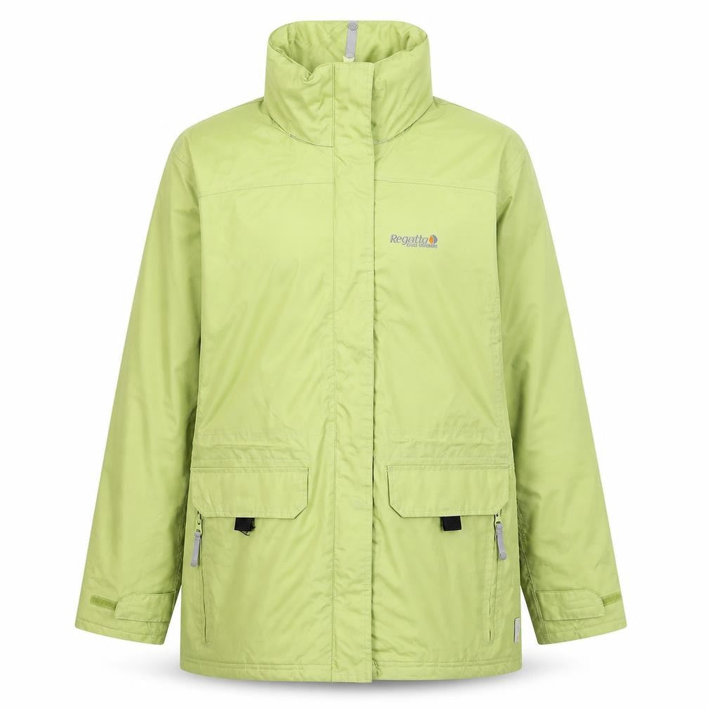 Regatta Mens Green Waterproof Hooded Rain Jacket Size S 36in