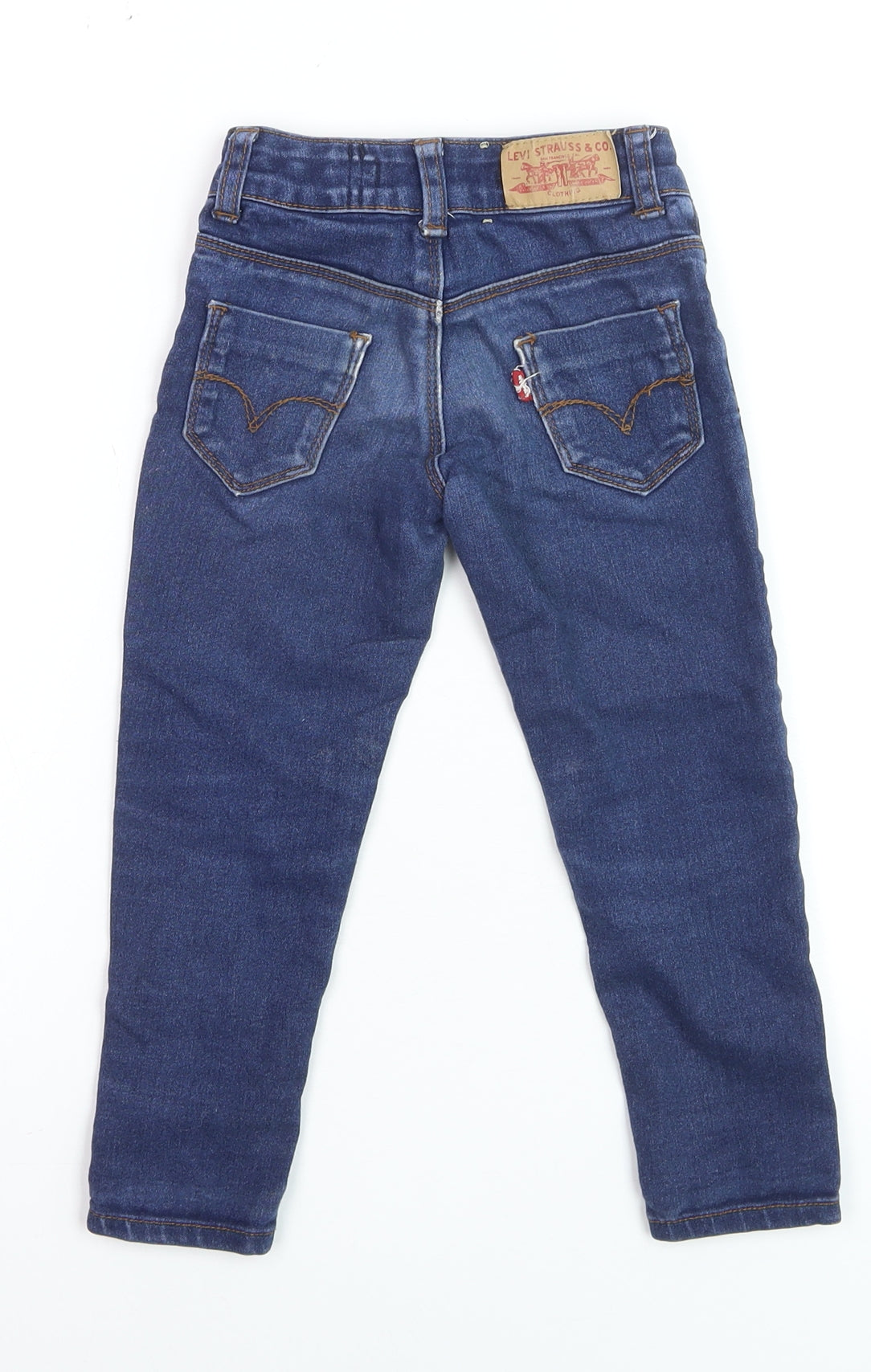 Levi's Girls Blue Jegging Jeans 4 Years Slim Fit Stretch Denim