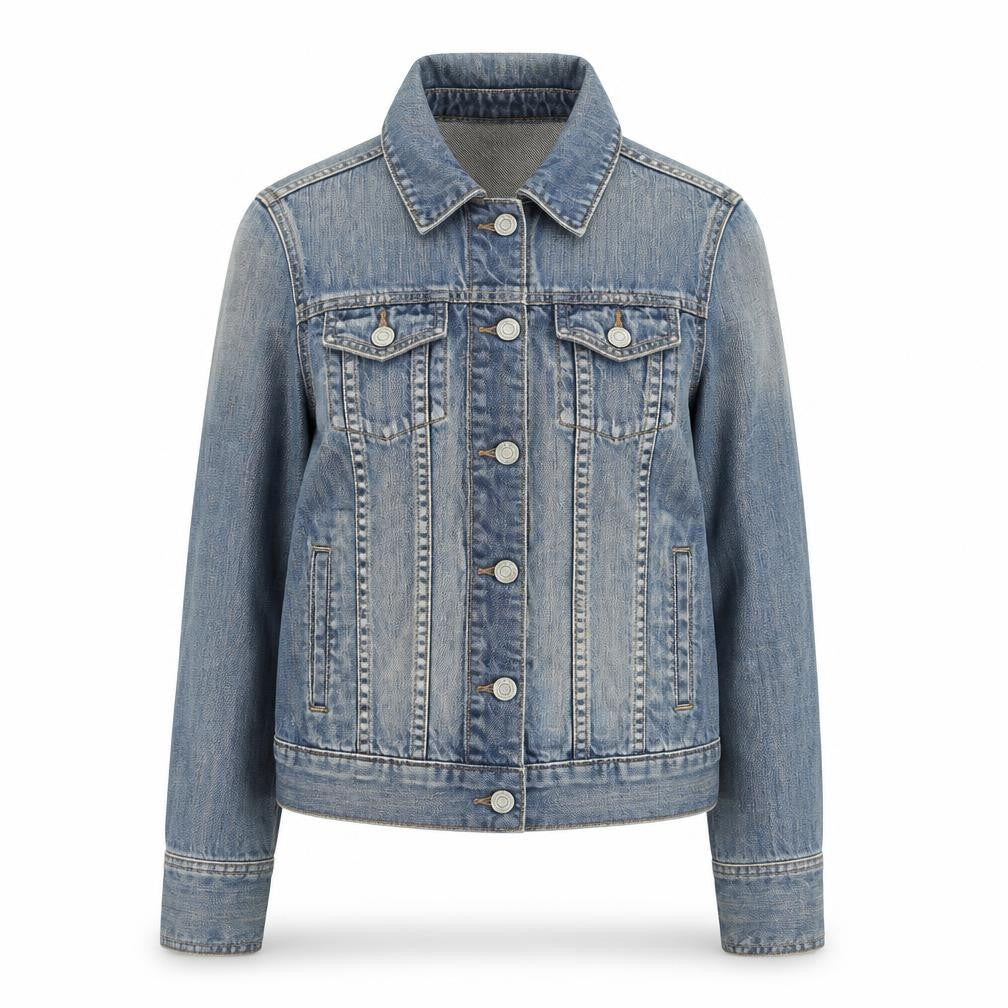Old Navy Women's Blue Denim Button-Up Jacket Size S Casual