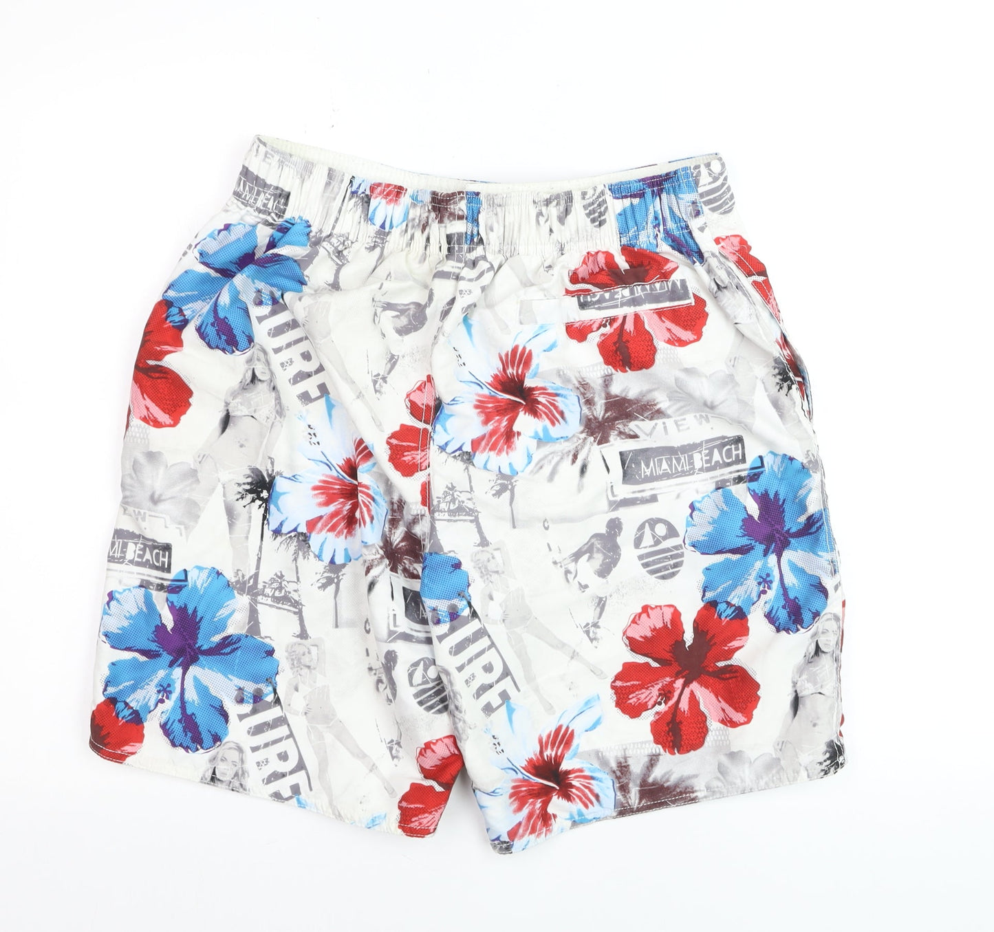 Burton Menswear London Men's Multicoloured M Hawaiian Surf Shorts
