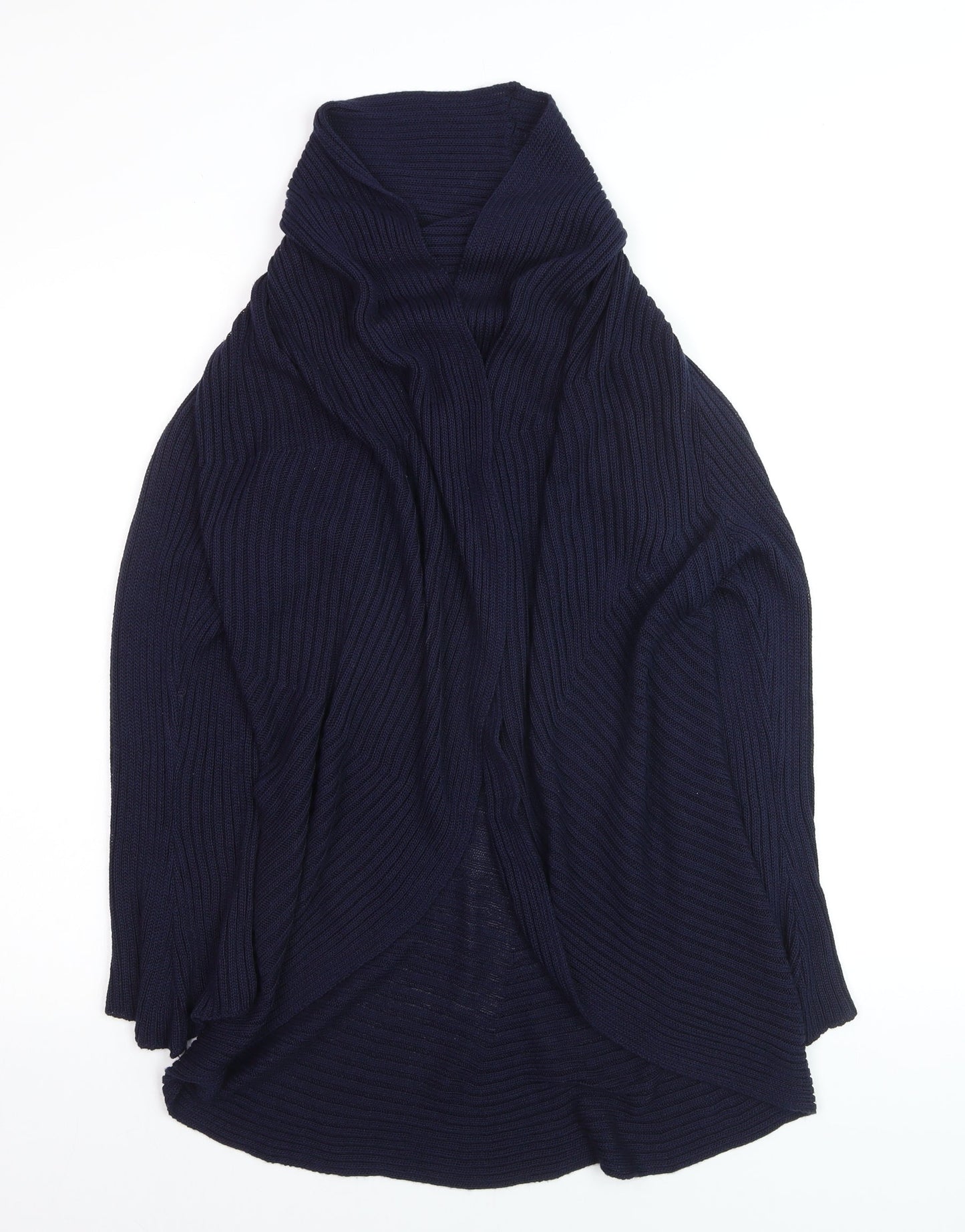 Gallery Women’s Blue Long Sleeve Hooded Cardigan Size 12