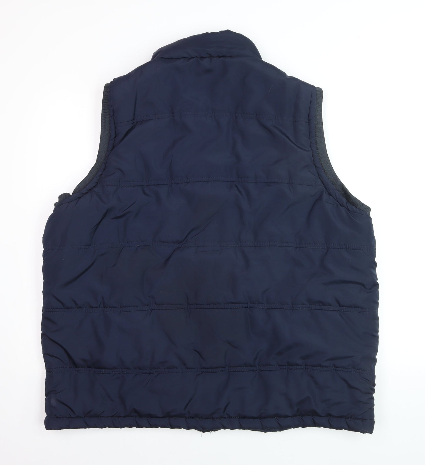 KAM Men's Blue XL Padded Bodywarmer Waistcoat Full Zip Casual