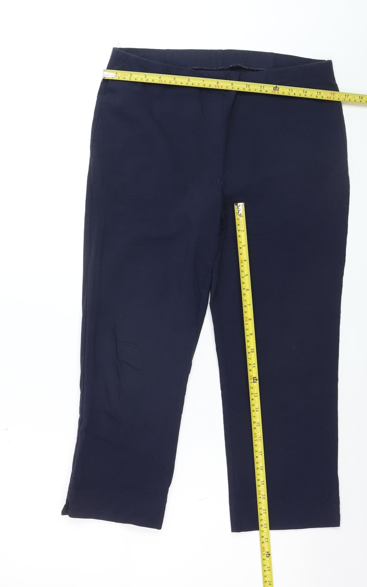 Dunnes Stores Women's Blue Size 14 Capri Stretch Leggings
