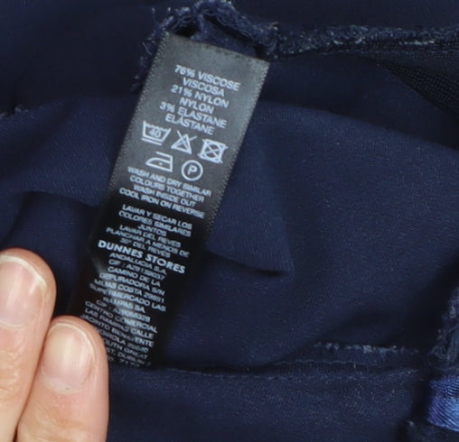 Dunnes Stores Women's Blue Size 14 Capri Stretch Leggings