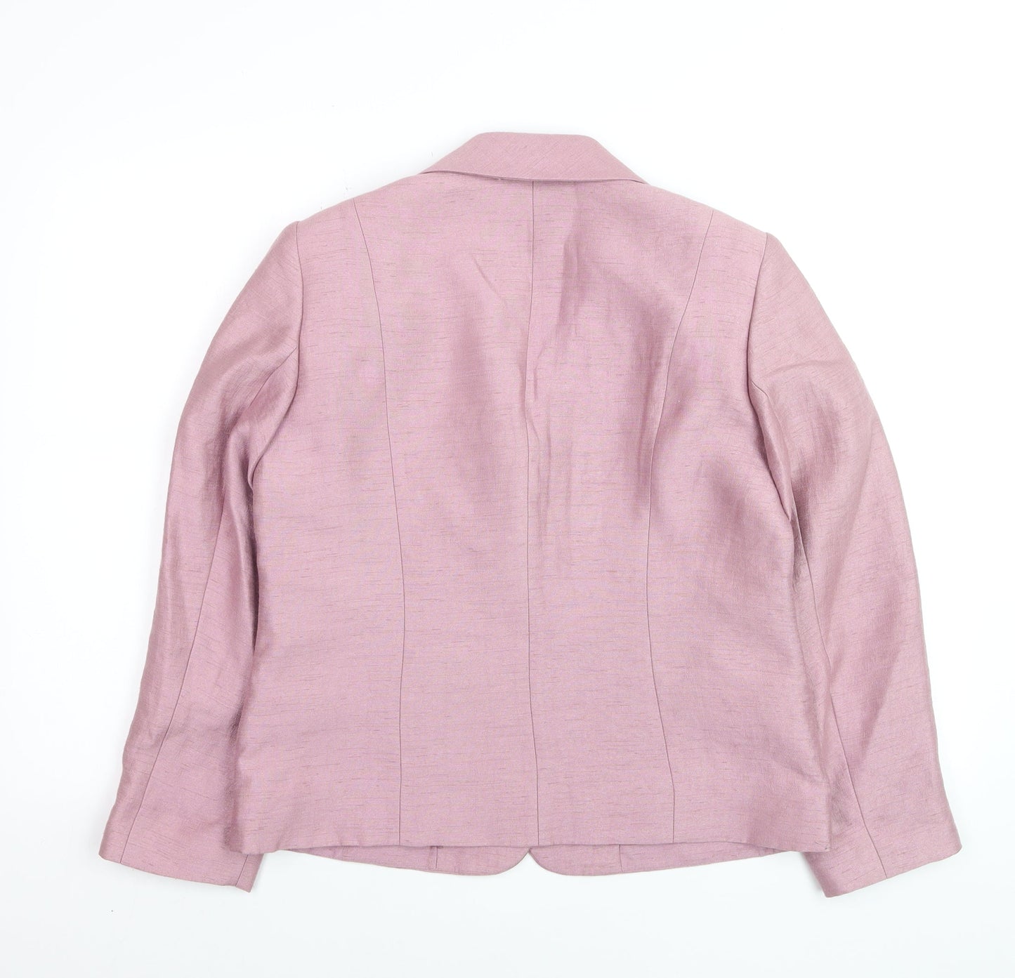 Eastex Womens Pink Single-Breasted Tailored Blazer UK 10