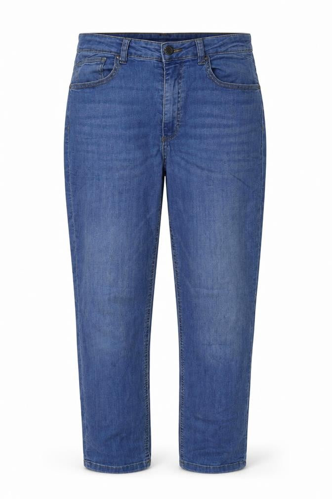 Koala Bay Women's Blue Straight Leg Stretch Jeans Size 14