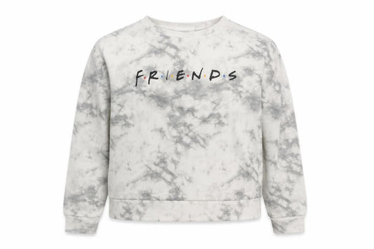George Girls Grey Tie Dye Friends Sweatshirt Jumper 13-14 Years