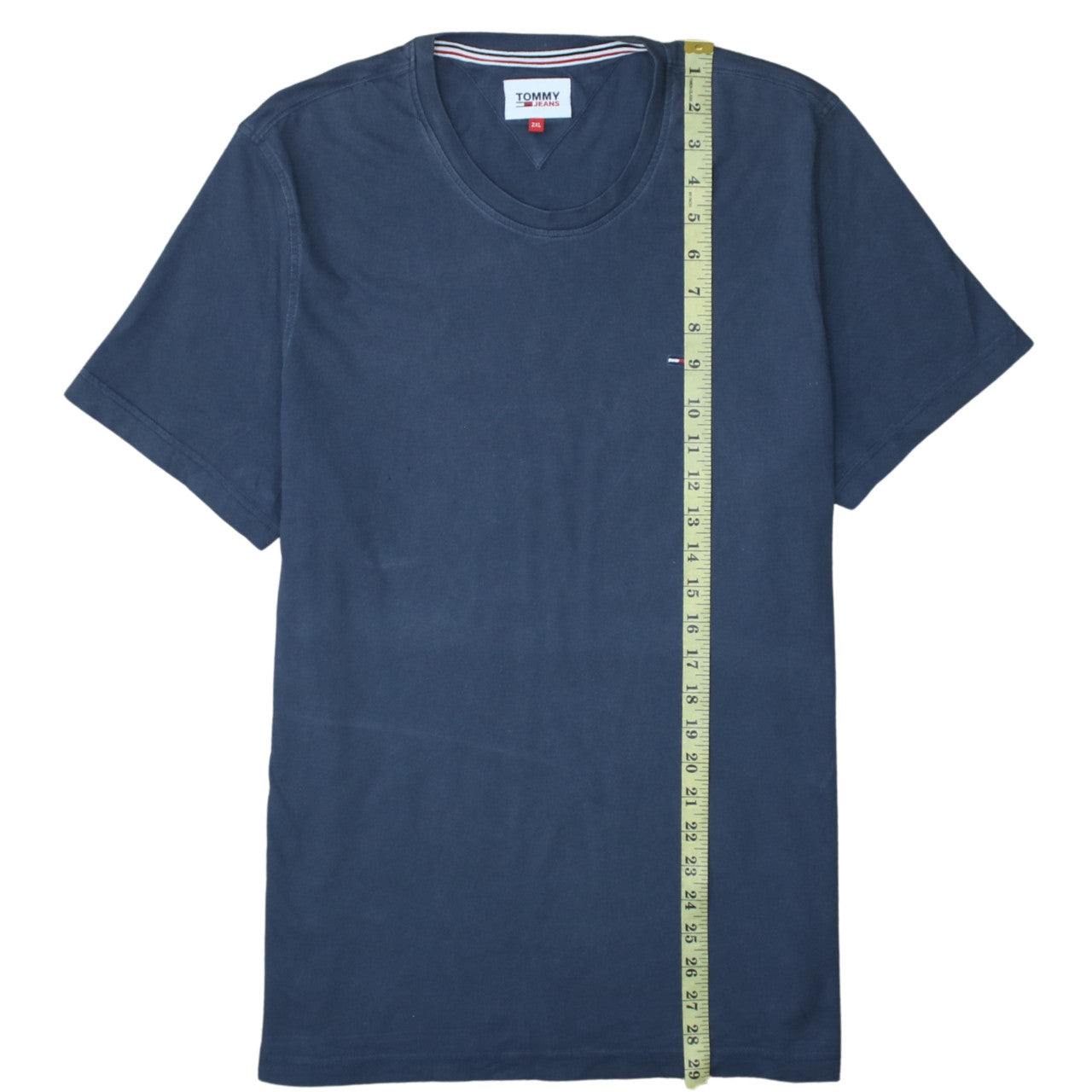 Tommy Jeans Men's Blue 2XL Cotton Crew Neck T-Shirt