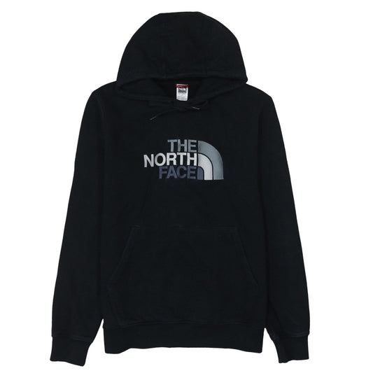 The North Face Mens Black Pullover Hoodie L Logo Fleece Sweatshirt