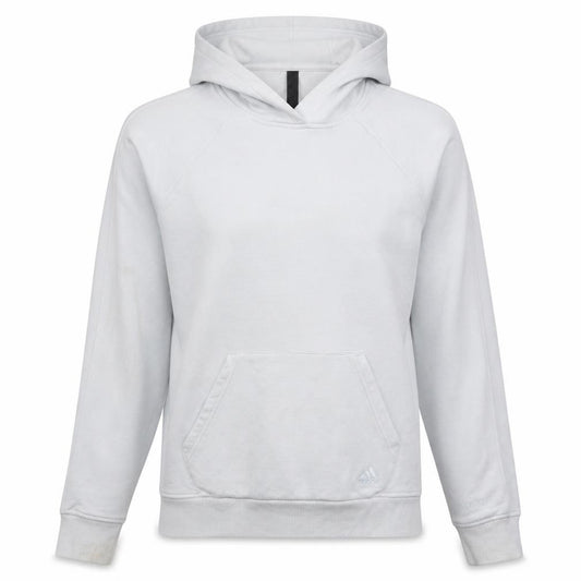 Adidas Womens Light Blue Pullover Hoodie XS Cotton Blend