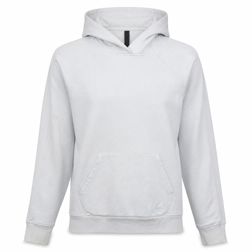 Adidas Womens Light Blue Pullover Hoodie XS Cotton Blend
