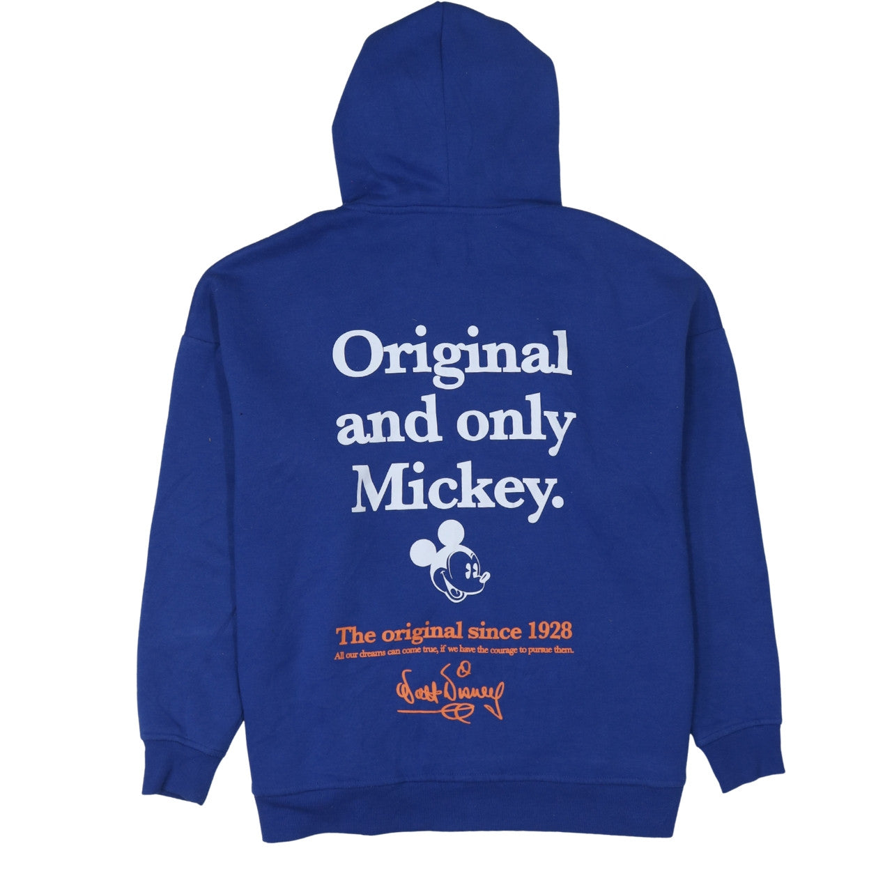 Primark Disney Blue Mickey Mouse Pullover Hoodie XS Unisex Adults