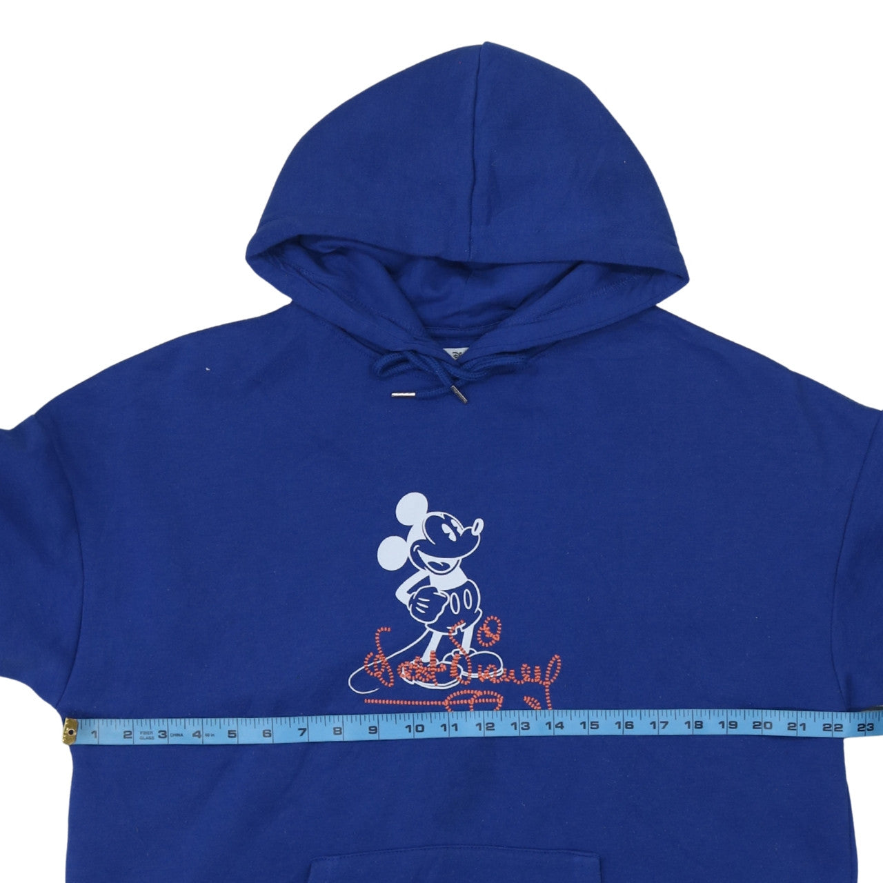 Primark Disney Blue Mickey Mouse Pullover Hoodie XS Unisex Adults