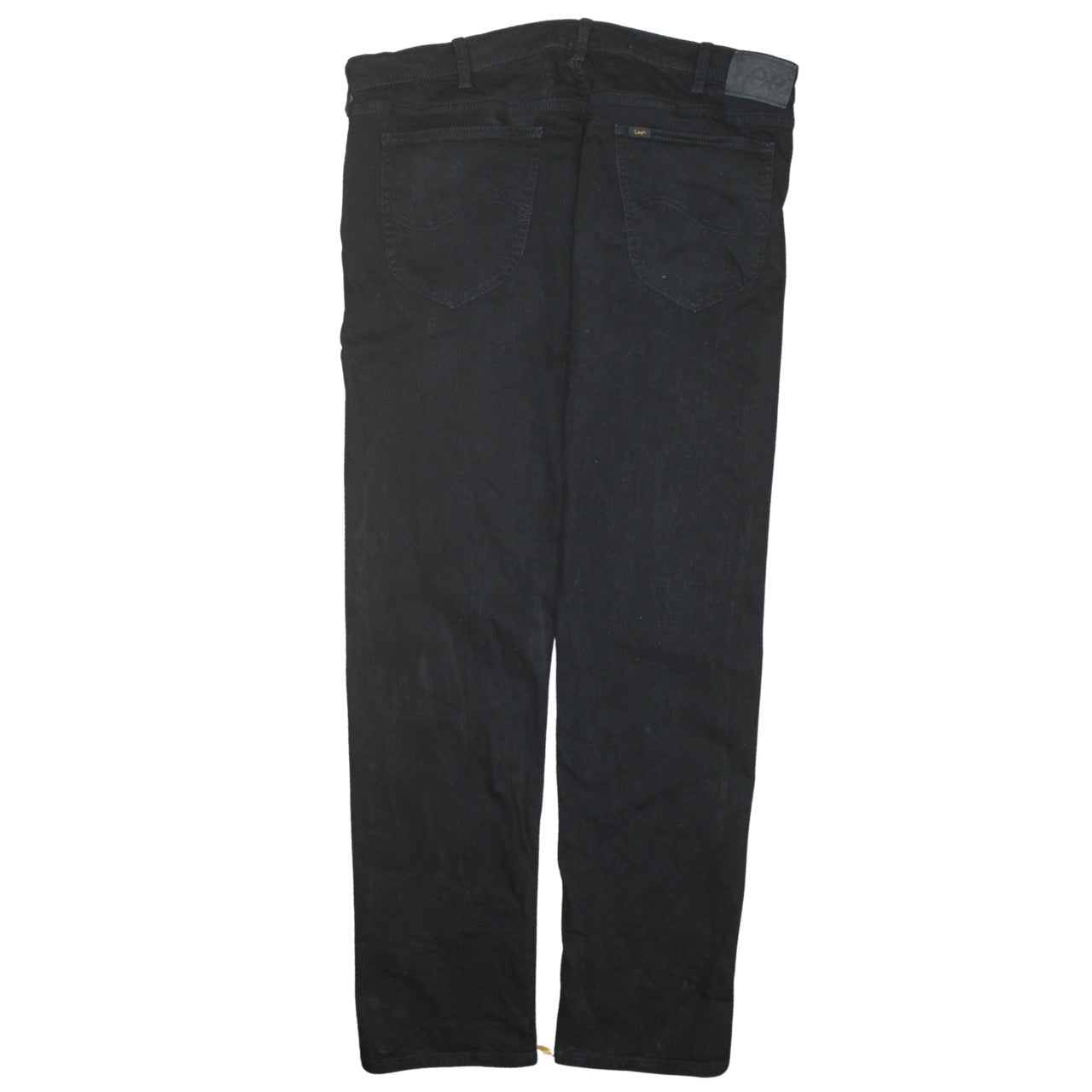 Lee Men's Black Daren Zip Fly Straight Denim Jeans W38 L32