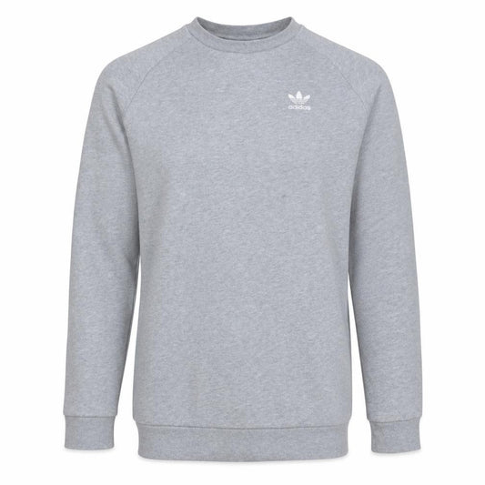 adidas Men's Grey XS Pullover Logo Sweatshirt