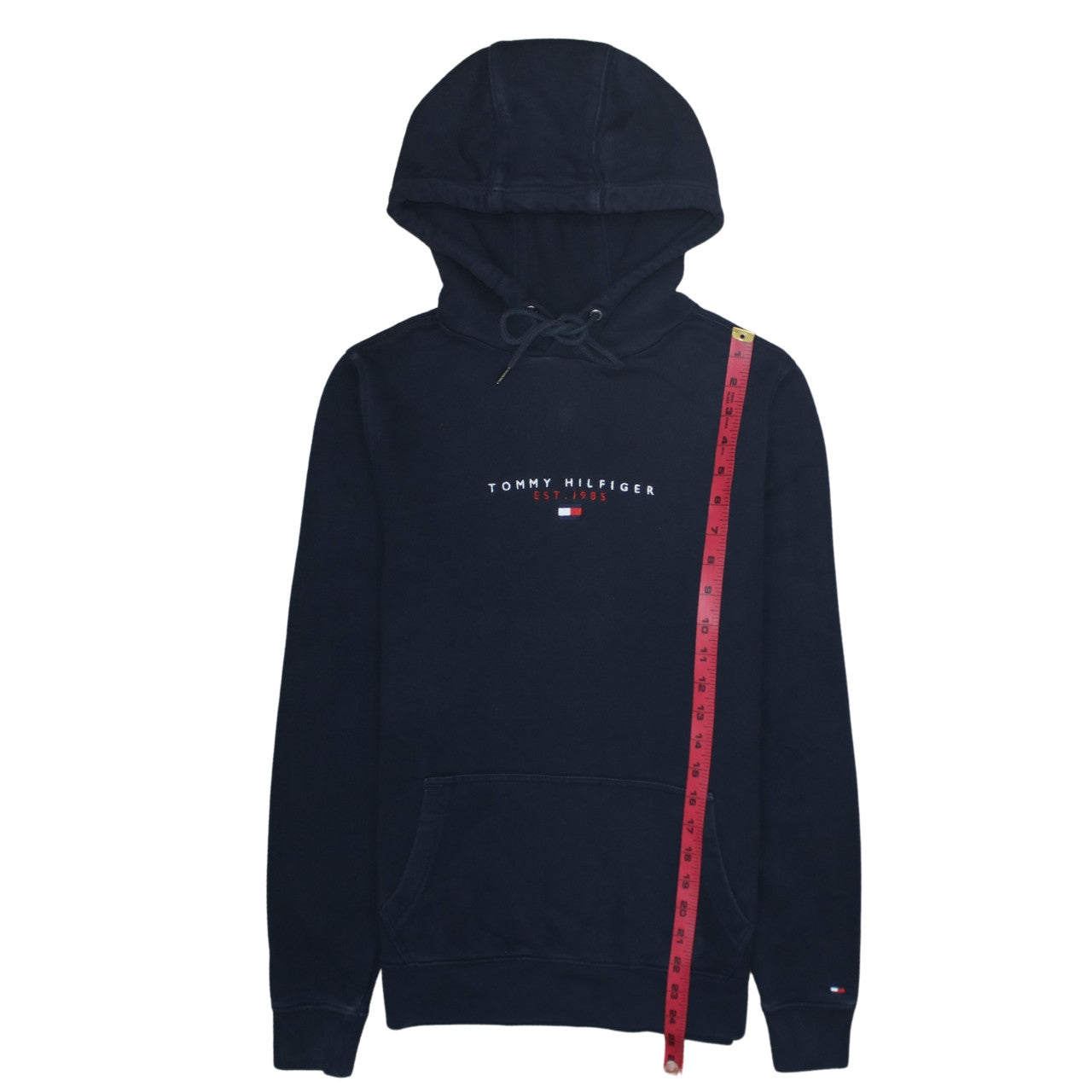 Tommy Hilfiger Men's Blue XS Pullover Hoodie Embroidered Logo