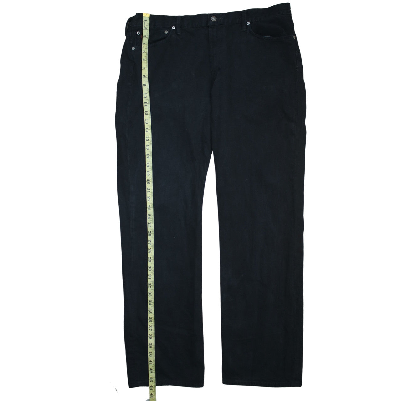 Ralph Lauren Men’s Black Straight Jeans 38x32 Hudson Wash Classic Fit