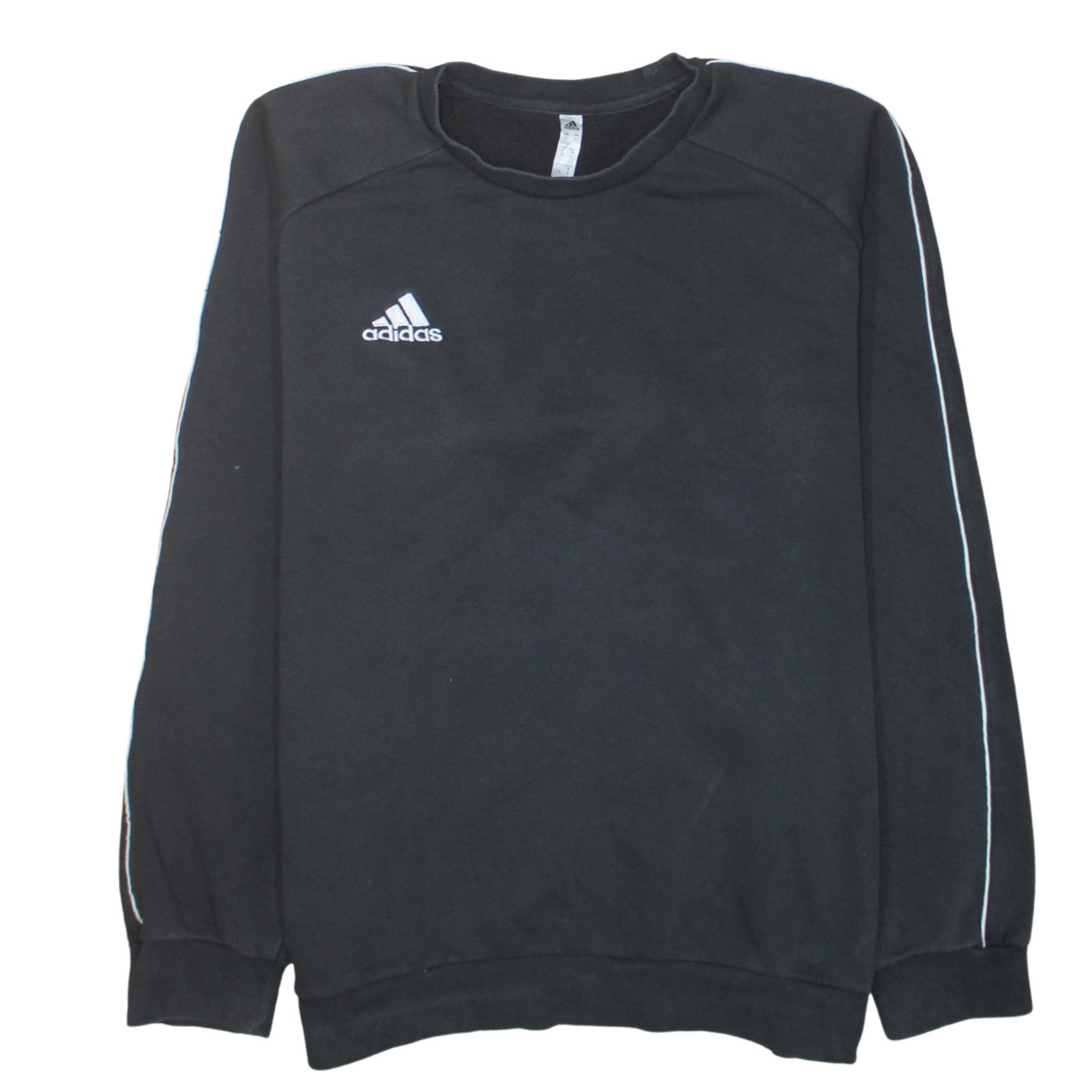 Adidas Men's Black XL Crew Neck Pullover Sweatshirt Sports Style