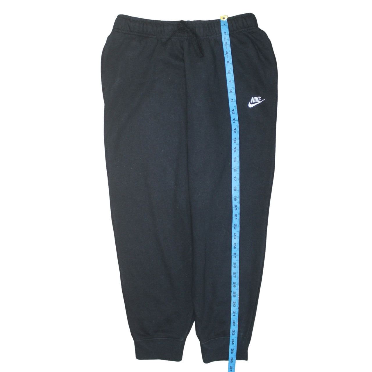 Nike Womens Black L Jogger Fleece Sweatpants Cotton Blend Activewear