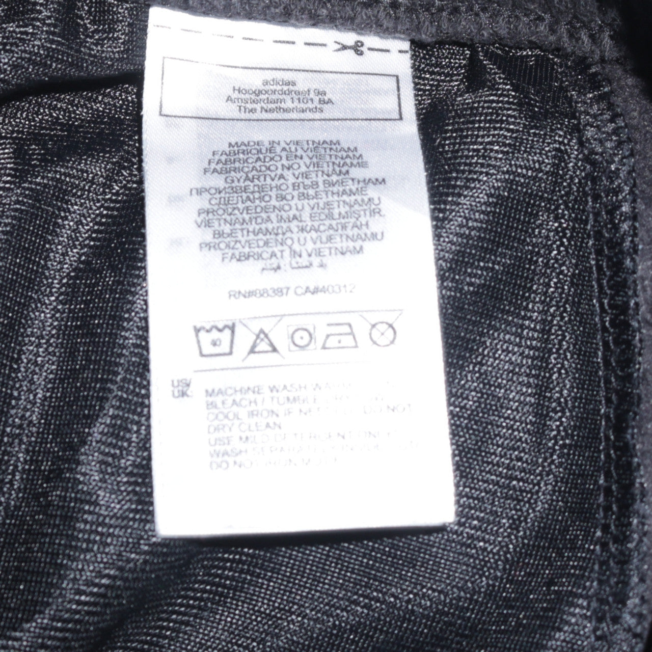 adidas Boys Black Jogger Sweatpants 16 Years Regular Fit Activewear Trousers