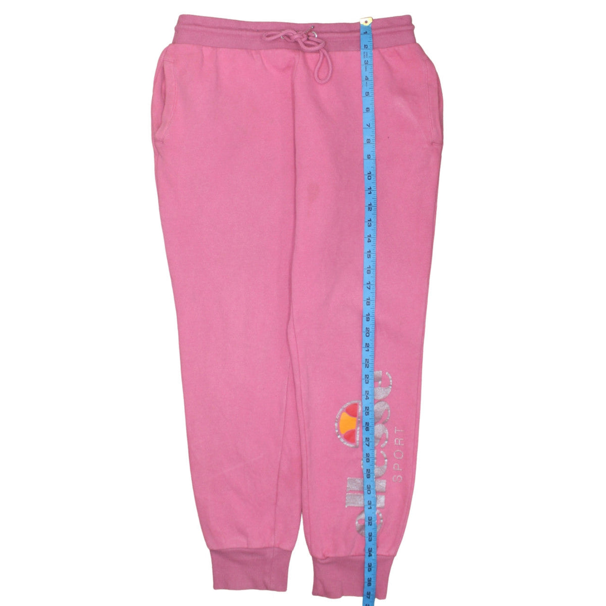 Ellesse Womens Pink Jogger Sweatpants Size 14 Cotton Blend