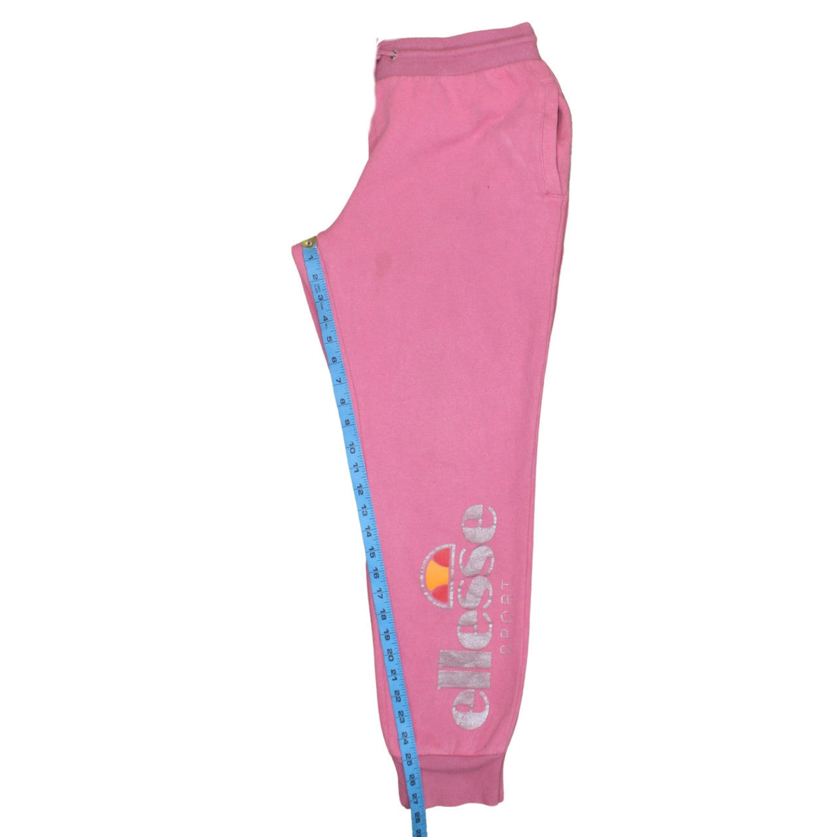 Ellesse Womens Pink Jogger Sweatpants Size 14 Cotton Blend
