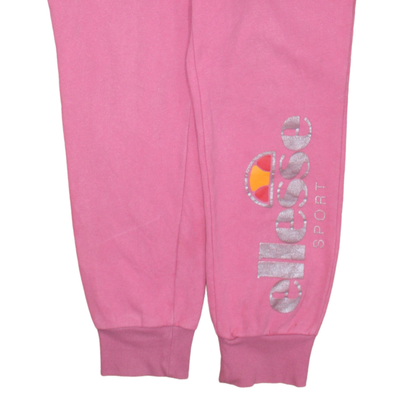 Ellesse Womens Pink Jogger Sweatpants Size 14 Cotton Blend