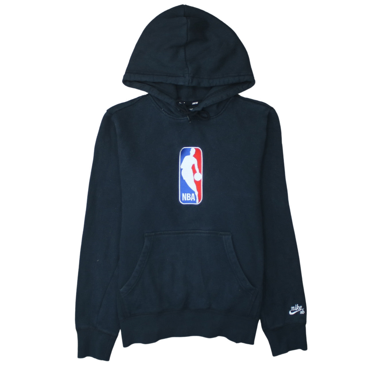 Nike SB Womens Black XS Pullover Hoodie NBA Logo Cotton Blend