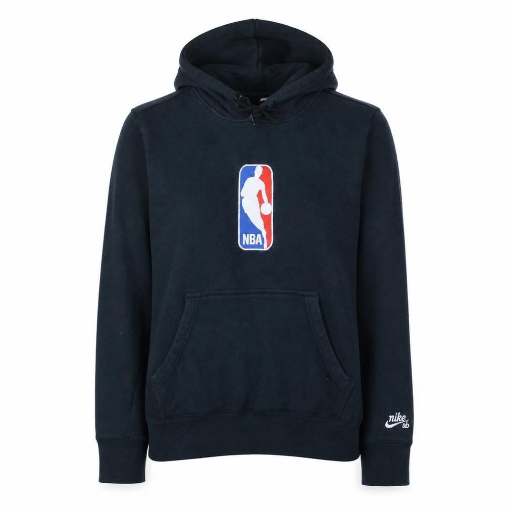 Nike SB Womens Black XS Pullover Hoodie NBA Logo Cotton Blend