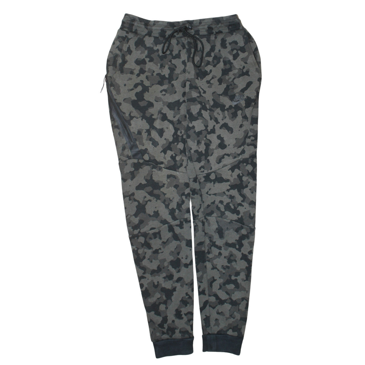 Nike Men's Grey Camouflage Jogger Trousers Size S Cotton Blend