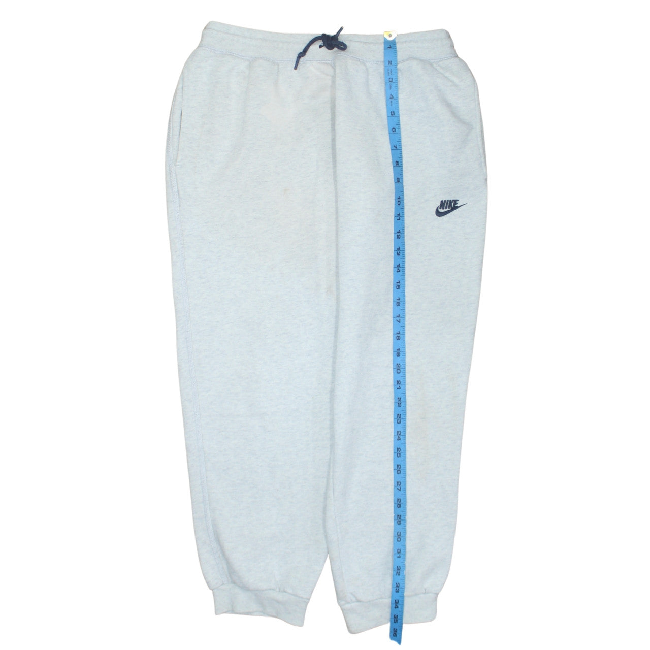 Nike Men's Grey Fleece Jogger Sweatpants L Regular Fit