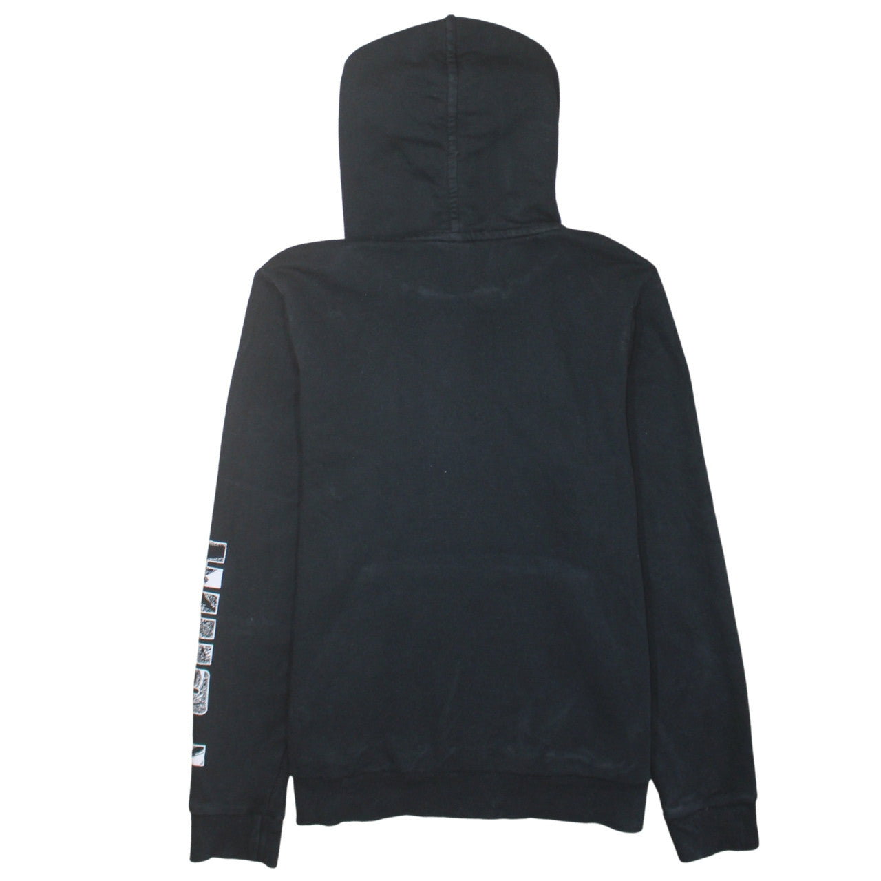 Puma Boys Black Pullover Hoodie Large Cotton Blend Casual Sportswear