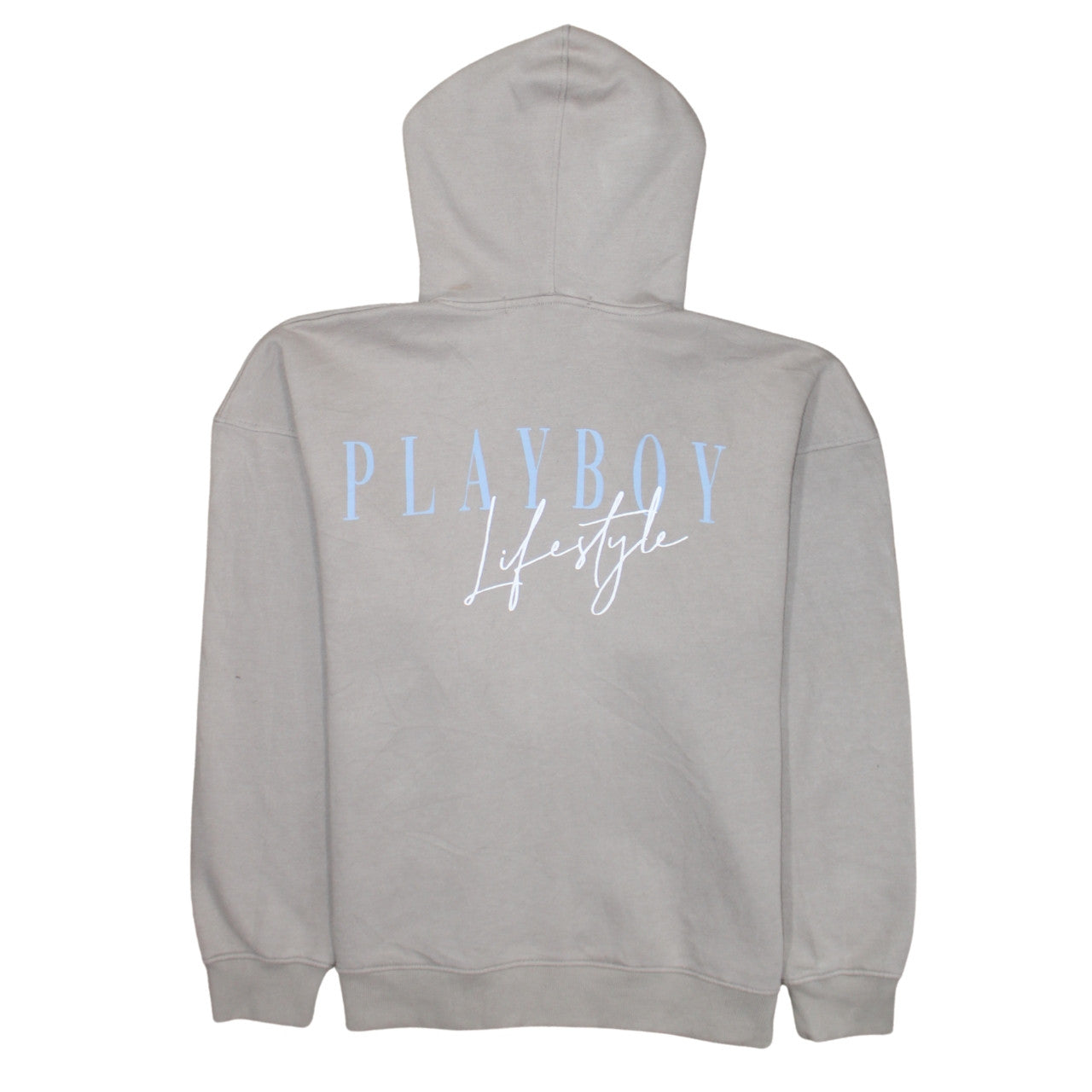 Playboy x Missguided Women's Beige Full Zip Hoodie Size M