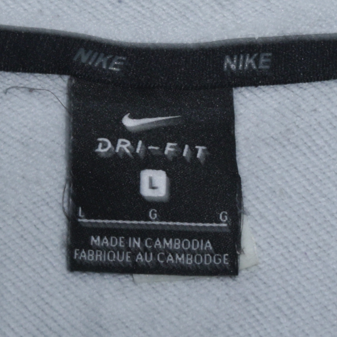 Nike Men's Grey Dri-Fit Full Zip Hoodie Size L