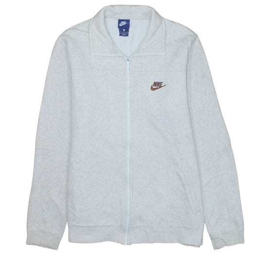 Nike Mens Grey Full Zip Sweatshirt Medium Classic Logo