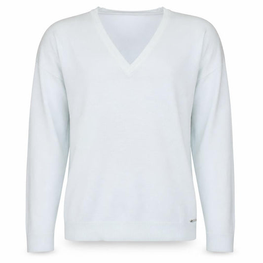 Polo Ralph Lauren Men's White Cotton V-Neck Jumper Size S