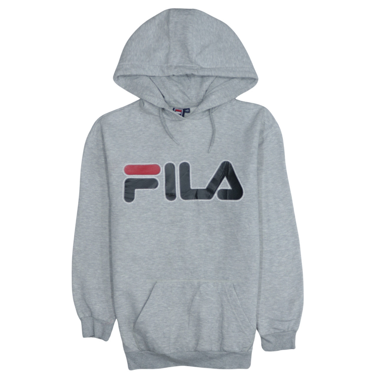 FILA Men's Grey XS Pullover Hoodie Graphic Logo Sweatshirt