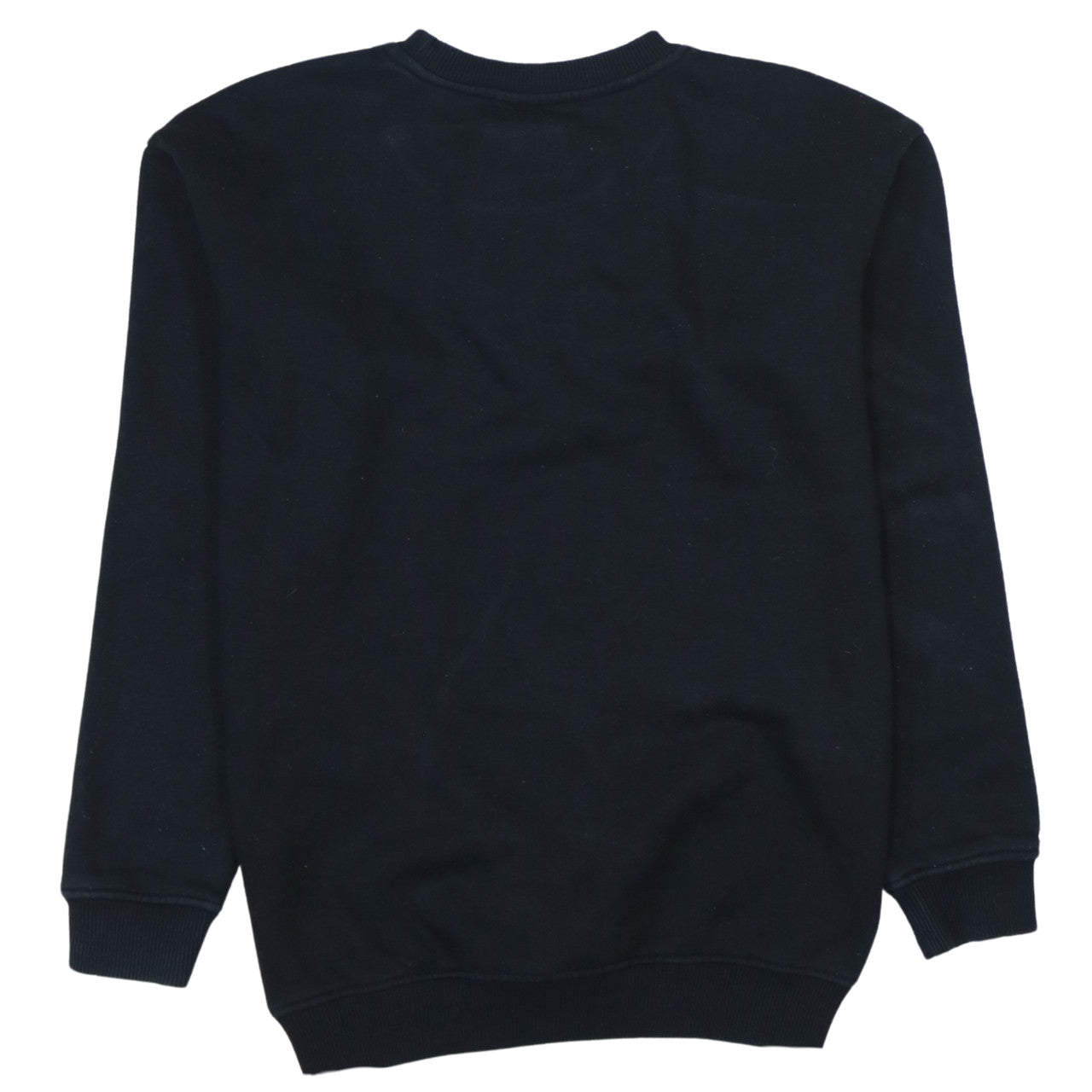FILA Men's Black Small Pullover Sweatshirt Crew Neck Logo Embroidered