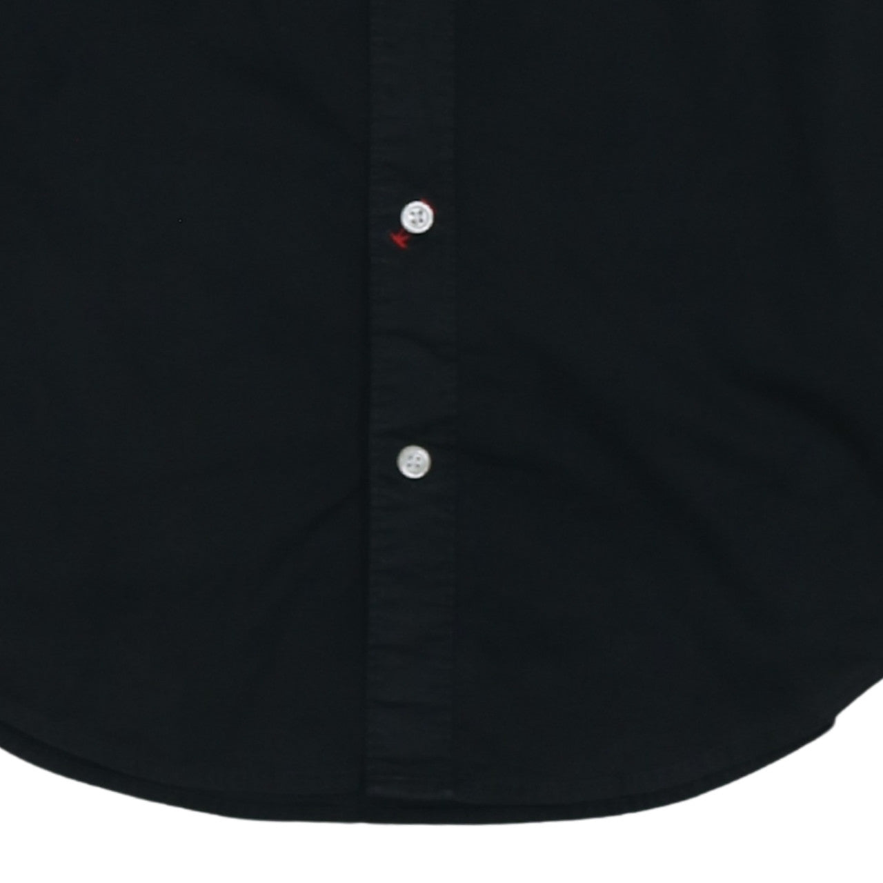 Tommy Hilfiger Men Black Long Sleeve Regular Fit Button-Up Shirt M