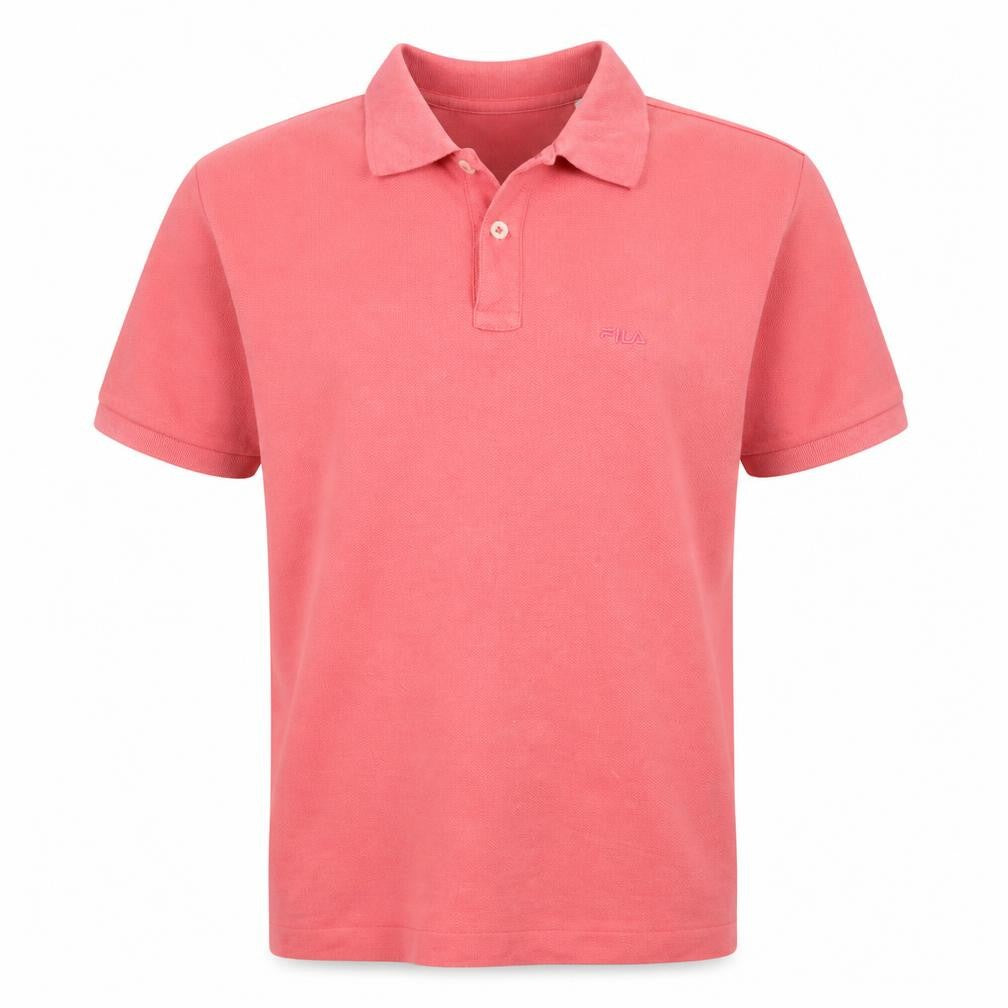 Fila Pink Cotton Short Sleeve Polo Shirt Teens Size 152
