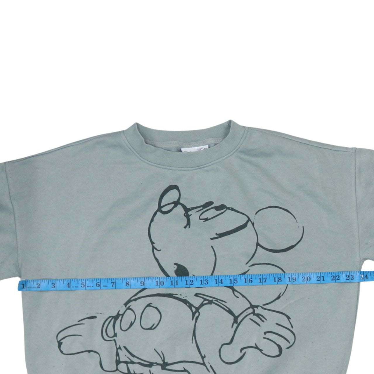 Disney Women’s Grey Mickey Mouse Pullover Sweatshirt Size S 10/12
