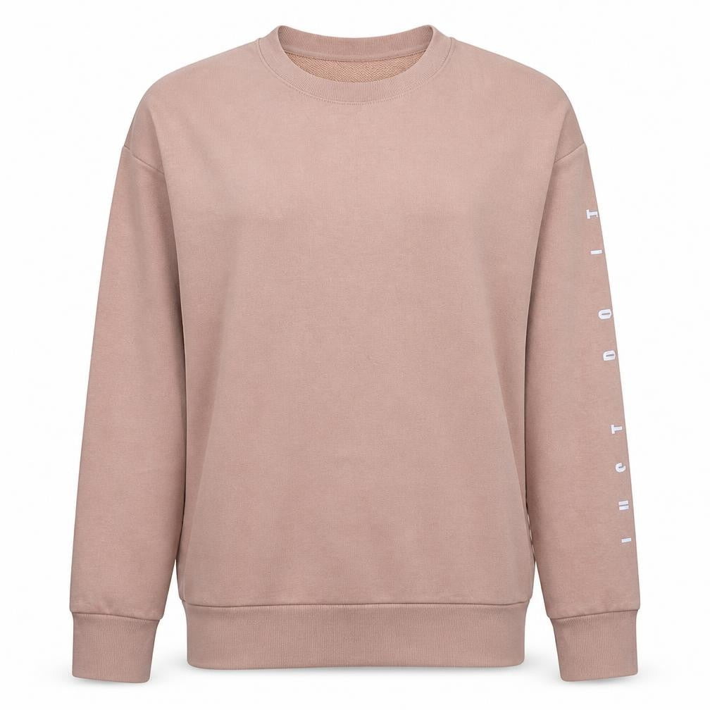Nike Women’s Pink Dri-FIT Pullover Sweatshirt Size S Crew Neck
