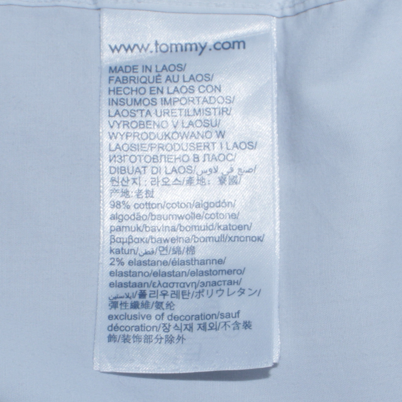 Tommy Hilfiger Men's Blue Regular Fit Long Sleeve Button-Up Shirt
