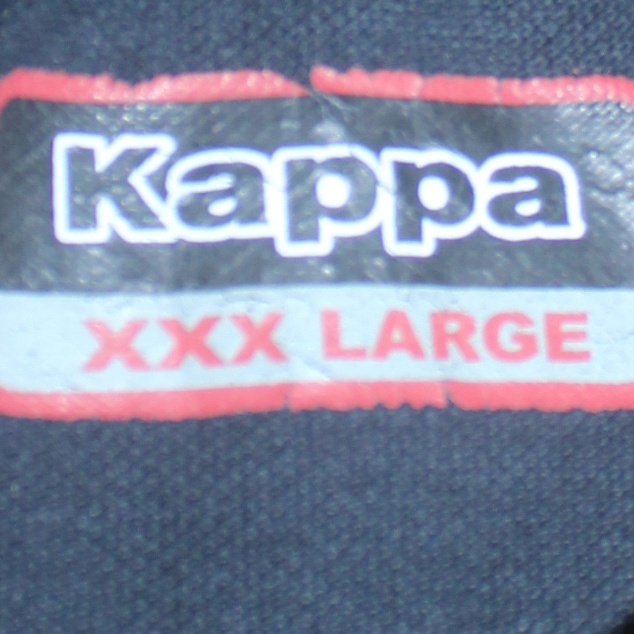 Kappa Men's Black 3XL Polo Shirt Short Sleeve Cotton Logo Top